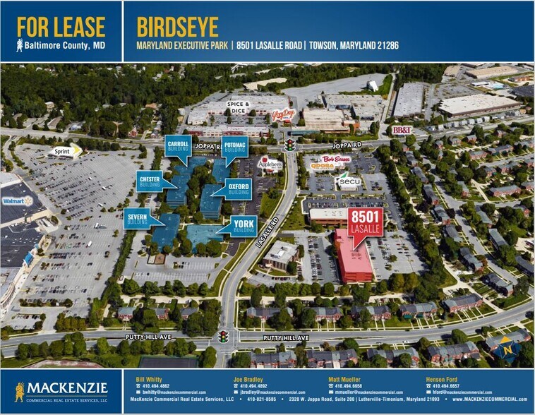 8501 LaSalle Rd, Towson, MD à louer - Aérien – Image 3 sur 7