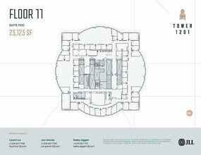 1201 3rd Ave, Seattle, WA à louer Plan d’étage– Image 1 sur 1