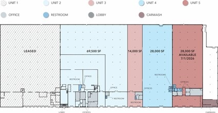 1000 Jefferson Ave, Elizabeth, NJ à louer Plan d’étage– Image 2 sur 5