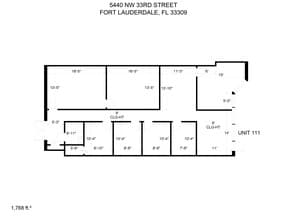 5440 NW 33rd Ave, Fort Lauderdale, FL à louer Plan de site– Image 1 sur 1