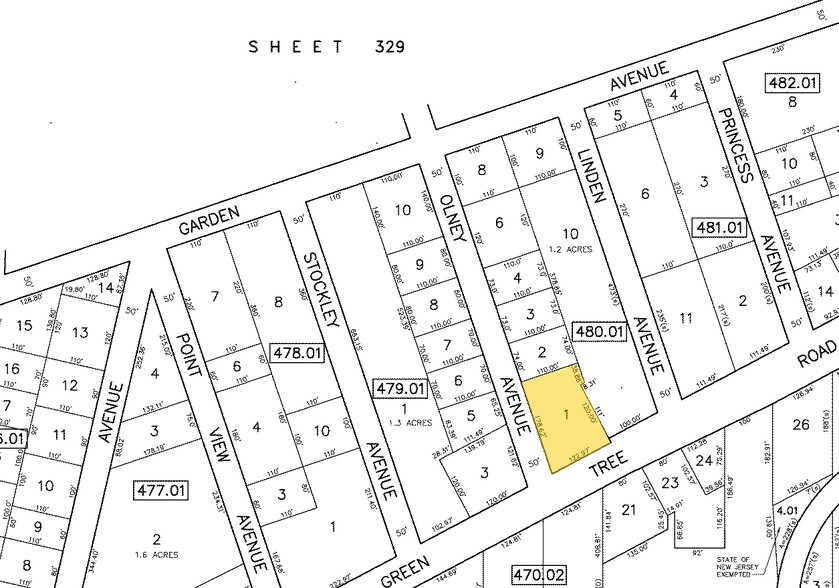 1892 Greentree Rd, Cherry Hill, NJ à louer - Plan cadastral – Image 3 sur 5