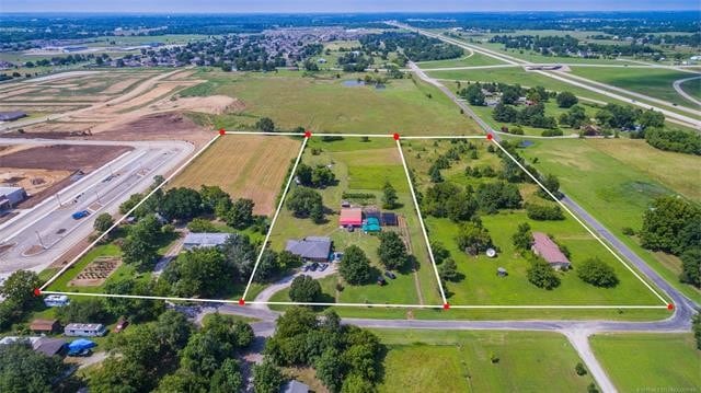 12212 N 135th E Ave, Collinsville, OK à vendre Aérien– Image 1 sur 6