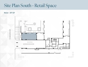 88 N Oakland Ave, Pasadena, CA à louer Plan de site– Image 1 sur 1