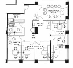 1156 15th St NW, Washington, DC à louer Plan d’étage– Image 1 sur 1
