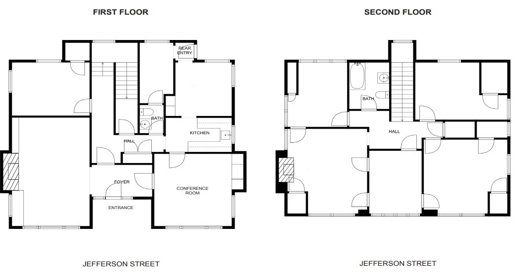 563 Jefferson St, Napa, CA à louer Plan d’étage– Image 1 sur 1