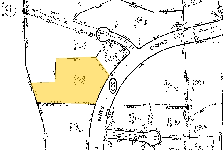 8360 Camino Santa Fe, San Diego, CA à louer - Plan cadastral – Image 3 sur 9