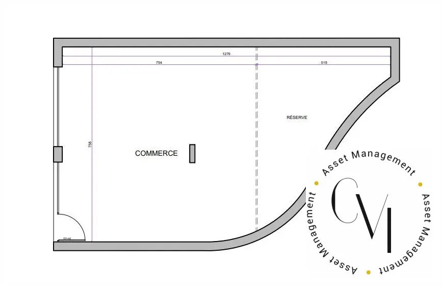 Local commercial dans Juvisy-sur-Orge à vendre - Plan d’étage – Image 2 sur 2