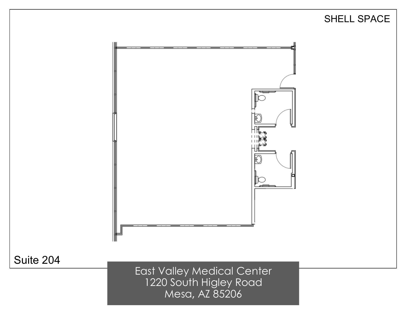 1220 S Higley Rd, Mesa, AZ à louer Plan d’étage– Image 1 sur 2