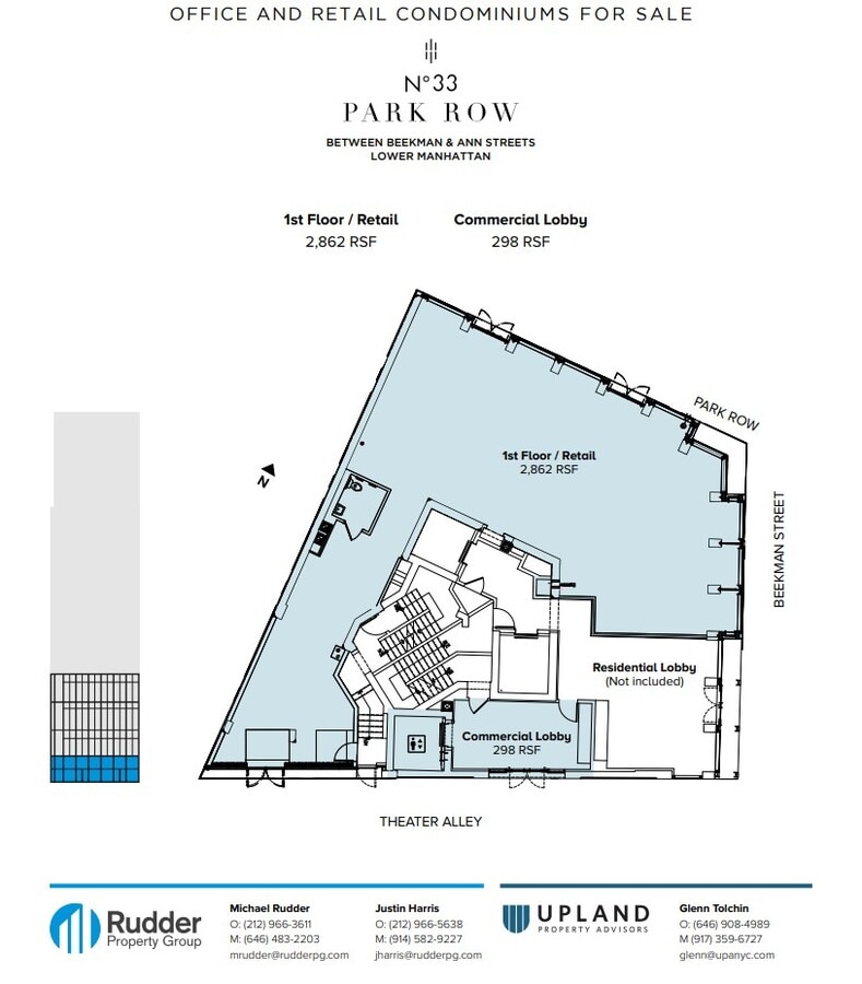 33 Park Row, New York, NY 10038 - Lot 1 - - Plan d’étage - Image 1 of 6