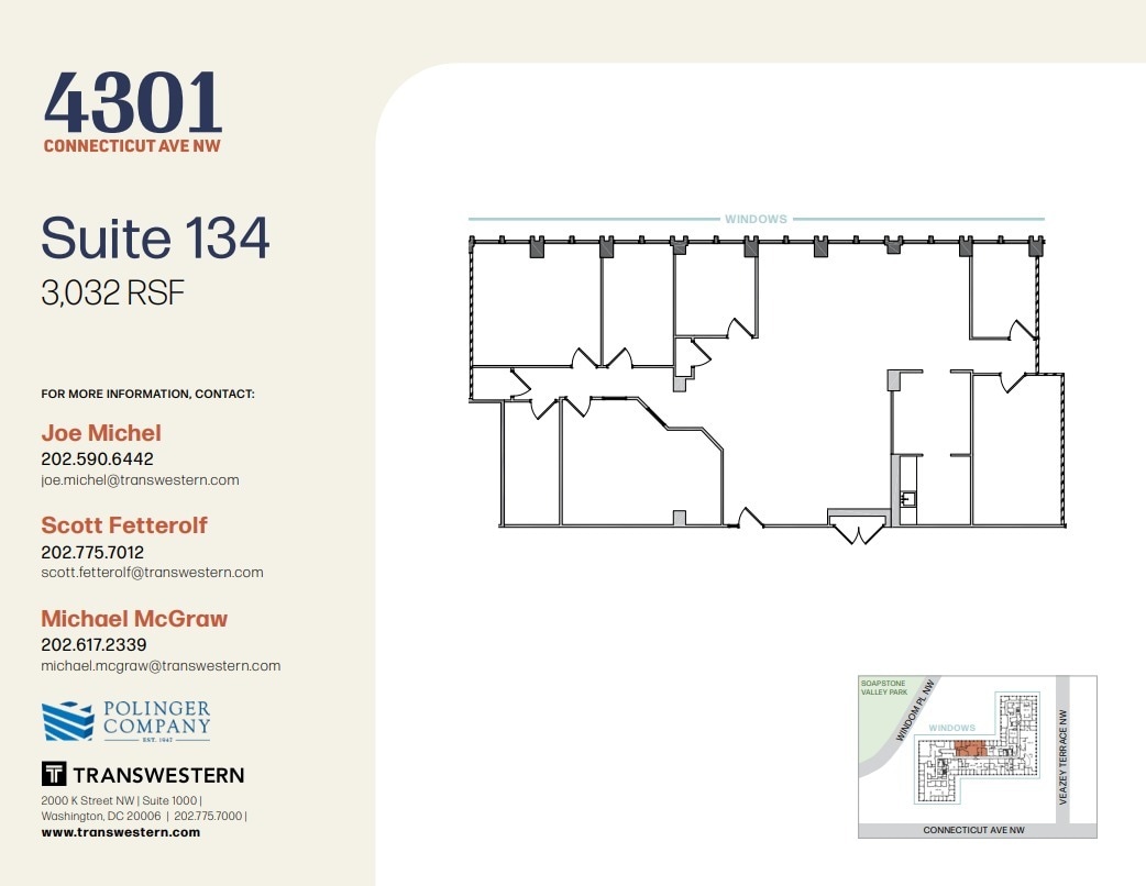 4301 Connecticut Ave NW, Washington, DC à louer Plan d’étage– Image 1 sur 1