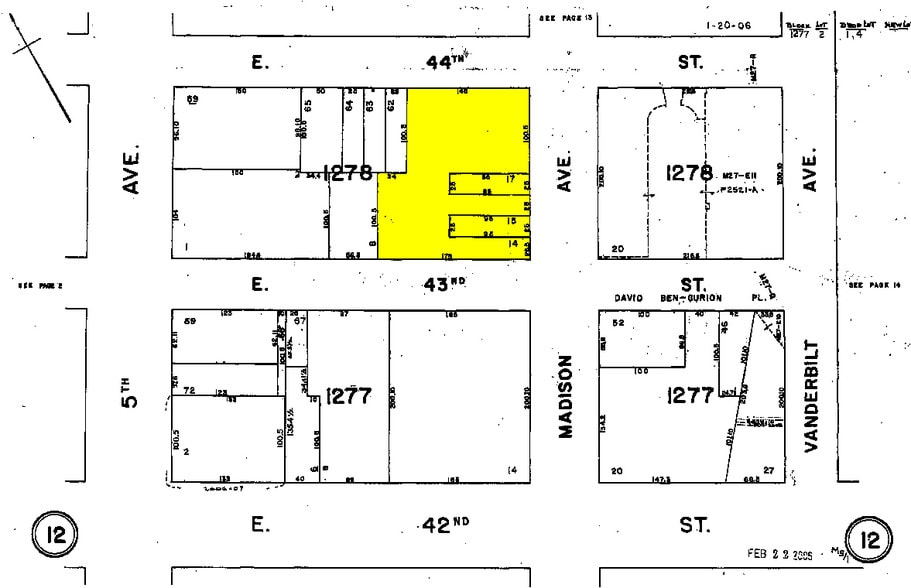 340 Madison Ave, New York, NY à louer - Plan cadastral – Image 2 sur 21