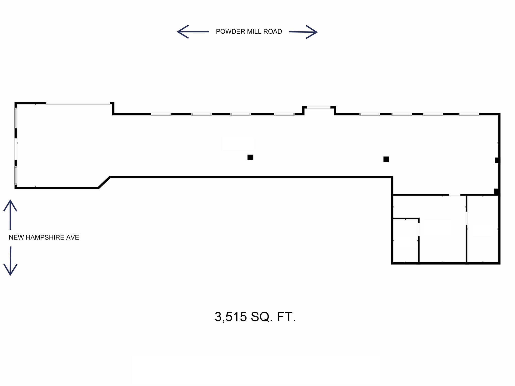 10107 New Hampshire Ave, Silver Spring, MD à louer Plan de site– Image 1 sur 1