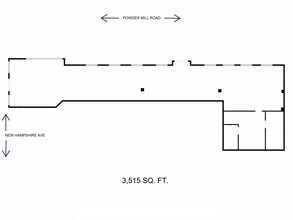 10107 New Hampshire Ave, Silver Spring, MD à louer Plan de site– Image 1 sur 1