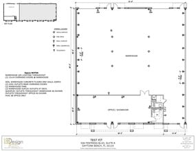 500 Fentress Blvd, Daytona Beach, FL à louer Plan d’étage– Image 2 sur 2