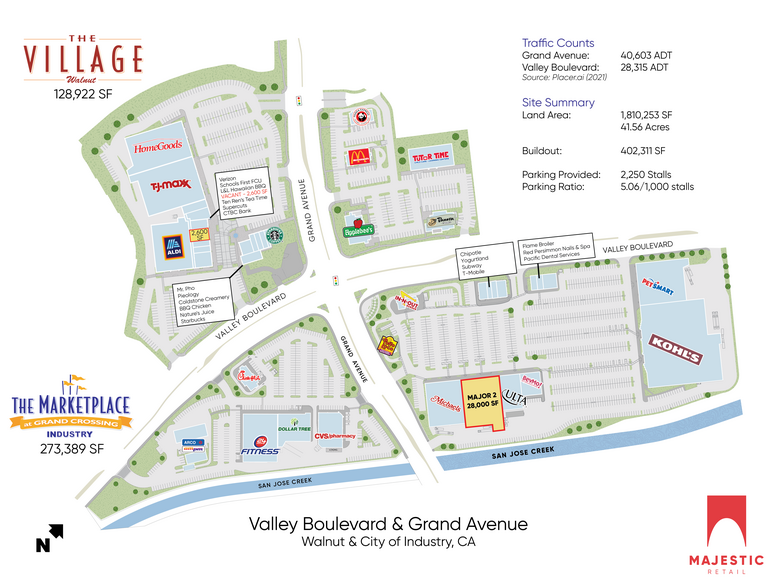 21630-21818 Valley Blvd, Walnut, CA à louer - Plan de site – Image 2 sur 14