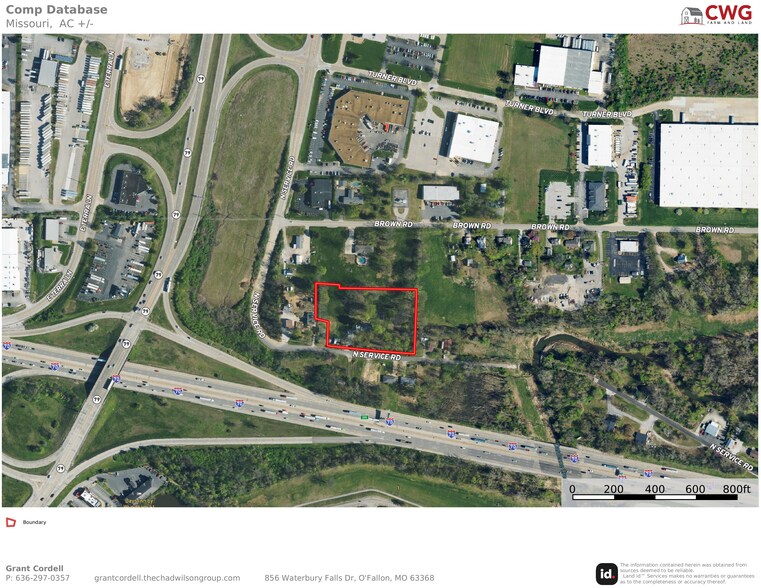 460 Brown Rd, Saint Peters, MO à vendre - Aérien – Image 2 sur 3