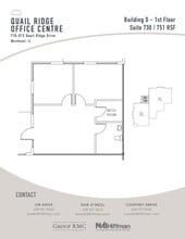 300-490 Quail Ridge Dr, Westmont, IL à louer Plan d’étage– Image 1 sur 1