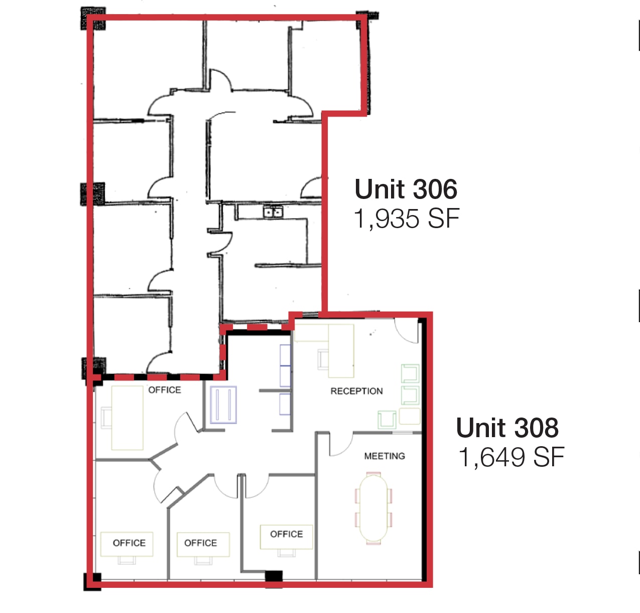 595 Howe St, Vancouver, BC à louer Plan d’étage– Image 1 sur 1