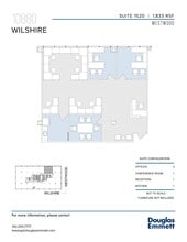 10880 Wilshire Blvd, Los Angeles, CA à louer Plan d’étage– Image 1 sur 1