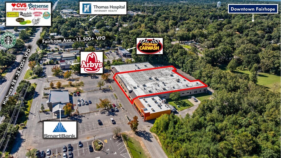 90-104 Ecor Rouge Pl, Fairhope, AL à louer - Aérien – Image 3 sur 4