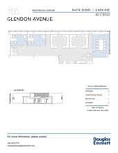 1100 Glendon Ave, Los Angeles, CA à louer Plan d’étage– Image 1 sur 1