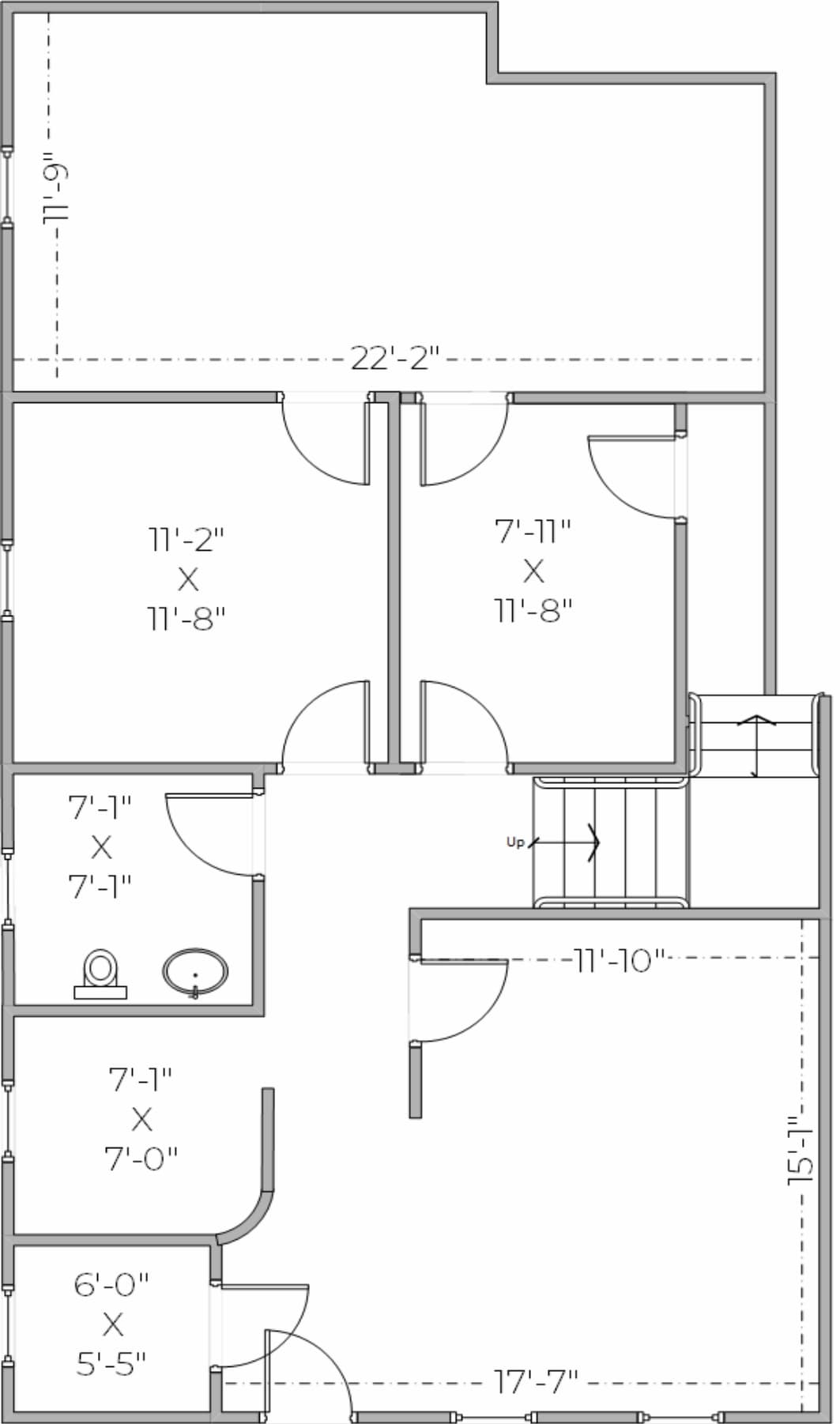 101 N Austin St, Denton, TX à louer Plan d’étage– Image 1 sur 1