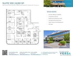2707 Butterfield Rd, Oak Brook, IL à louer Plan d’étage– Image 1 sur 1