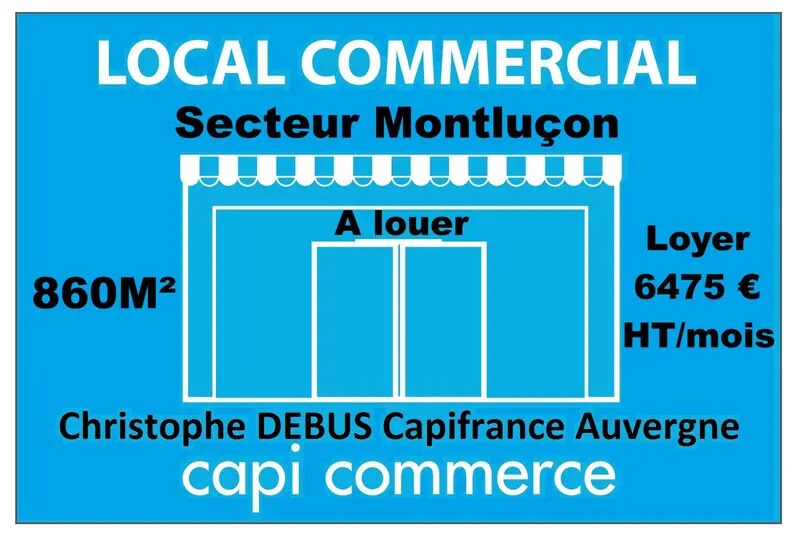 Local commercial dans Montluçon à louer - Photo de l’immeuble – Image 1 sur 1