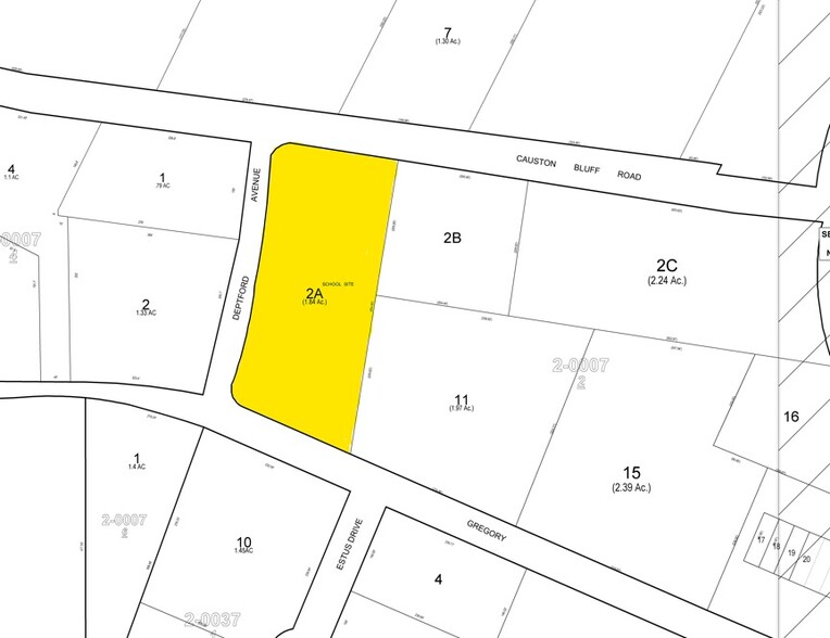 203 Deptford St, Savannah, GA à louer - Plan cadastral – Image 3 sur 3