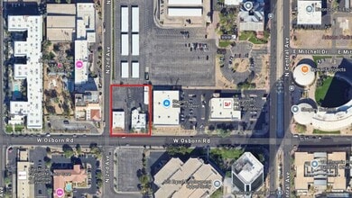 120 W Osborn Rd, Phoenix, AZ - Vue aérienne  vue de carte