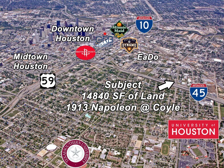 1913 Napoleon St, Houston, TX à vendre - Photo de l’immeuble – Image 2 sur 4