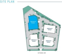 13840 Stowe Dr, Poway, CA à louer Plan de site– Image 1 sur 2
