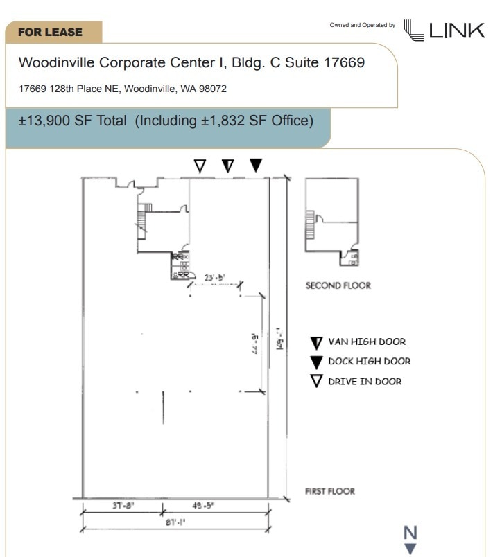17606 128th Pl NE, Woodinville, WA à louer Plan d’étage– Image 1 sur 1