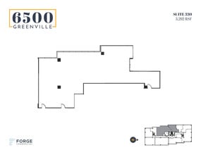 6500 Greenville Ave, Dallas, TX à louer Plan d’étage– Image 1 sur 1