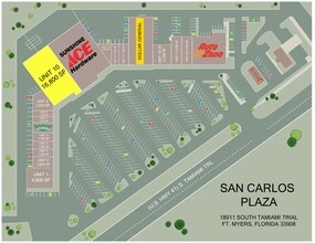 18911 S Tamiami Trl, Fort Myers, FL à louer Plan de site– Image 1 sur 1