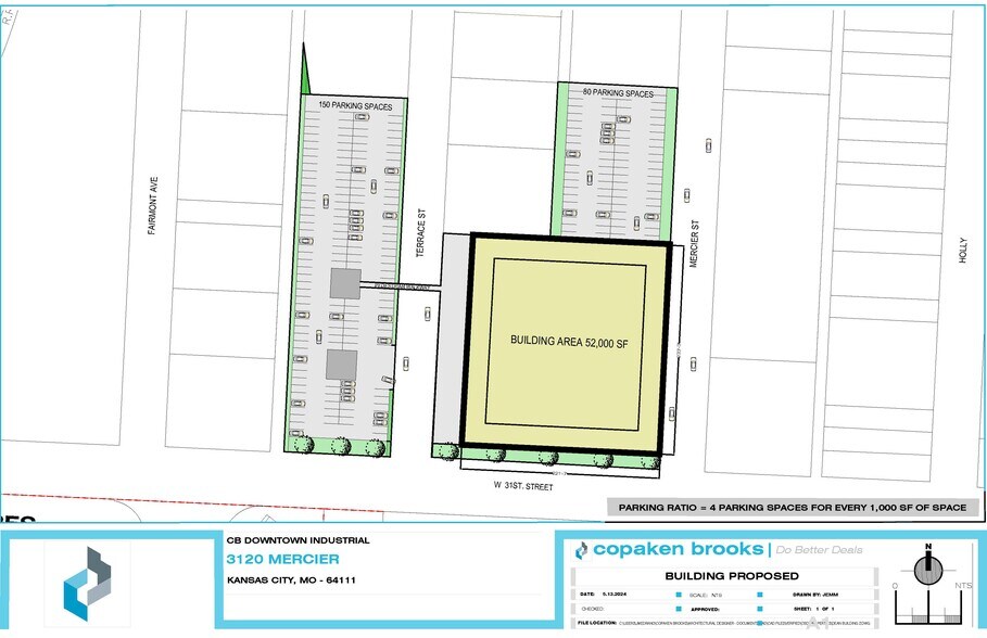 3120 Mercier St, Kansas City, MO à vendre - Plan de site – Image 2 sur 2