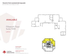 434 Fayetteville St, Raleigh, NC à louer Plan d’étage– Image 1 sur 1