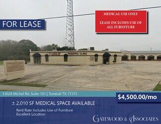Plus de détails pour 13624 Michel Rd, Tomball, TX - Médical à louer