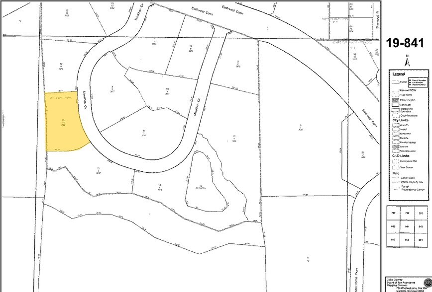 3622 Marathon Cir, Austell, GA à vendre - Plan cadastral – Image 2 sur 2