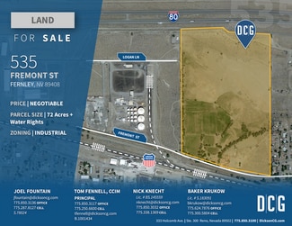 Plus de détails pour 535 Fremont St, Fernley, NV - Terrain à vendre