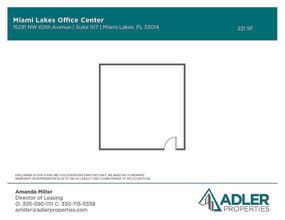 15291-15327 NW 60th Ave, Miami Lakes, FL à louer Plan d’étage– Image 1 sur 1