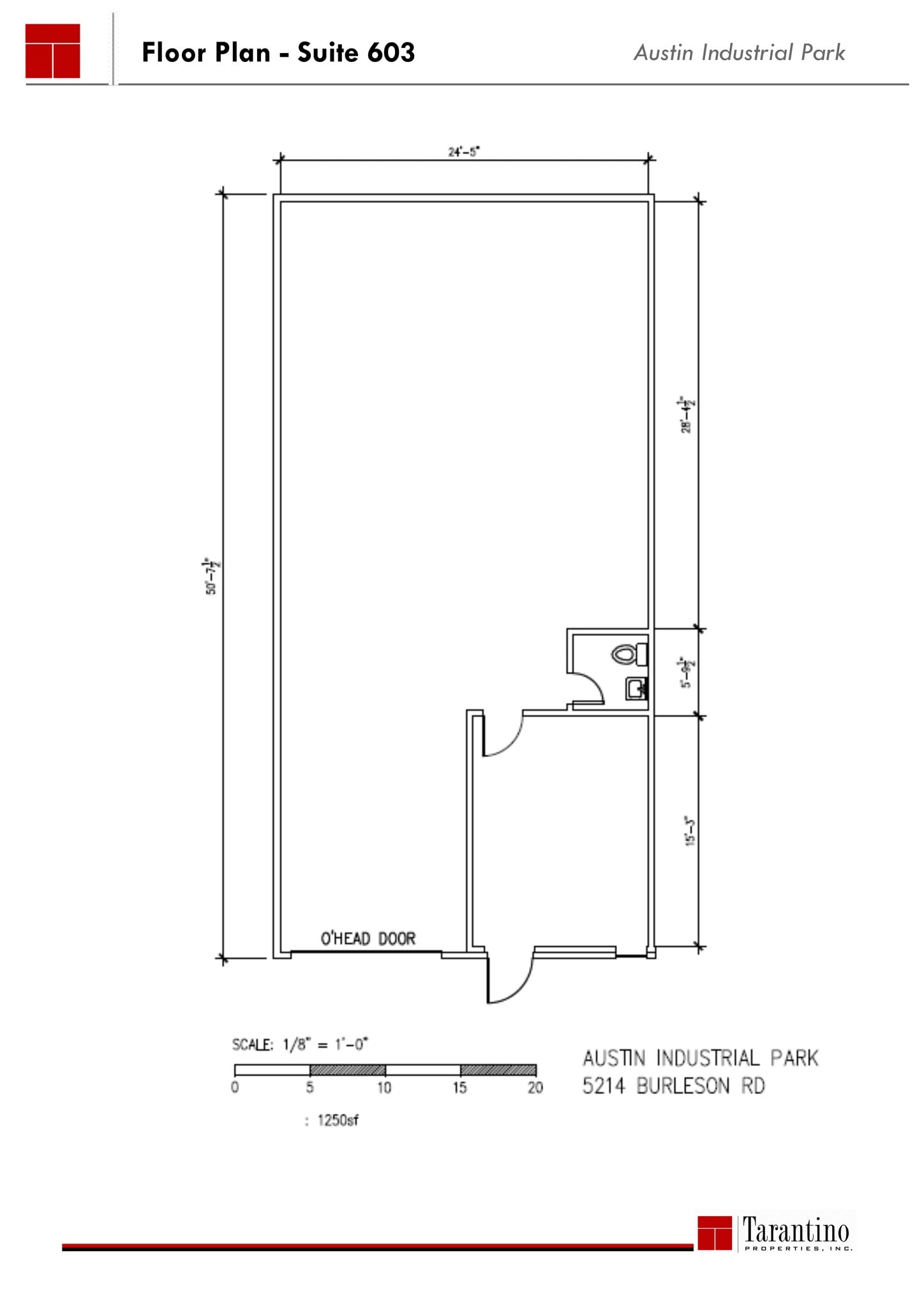 5214 Burleson Rd, Austin, TX à louer Plan de site– Image 1 sur 1