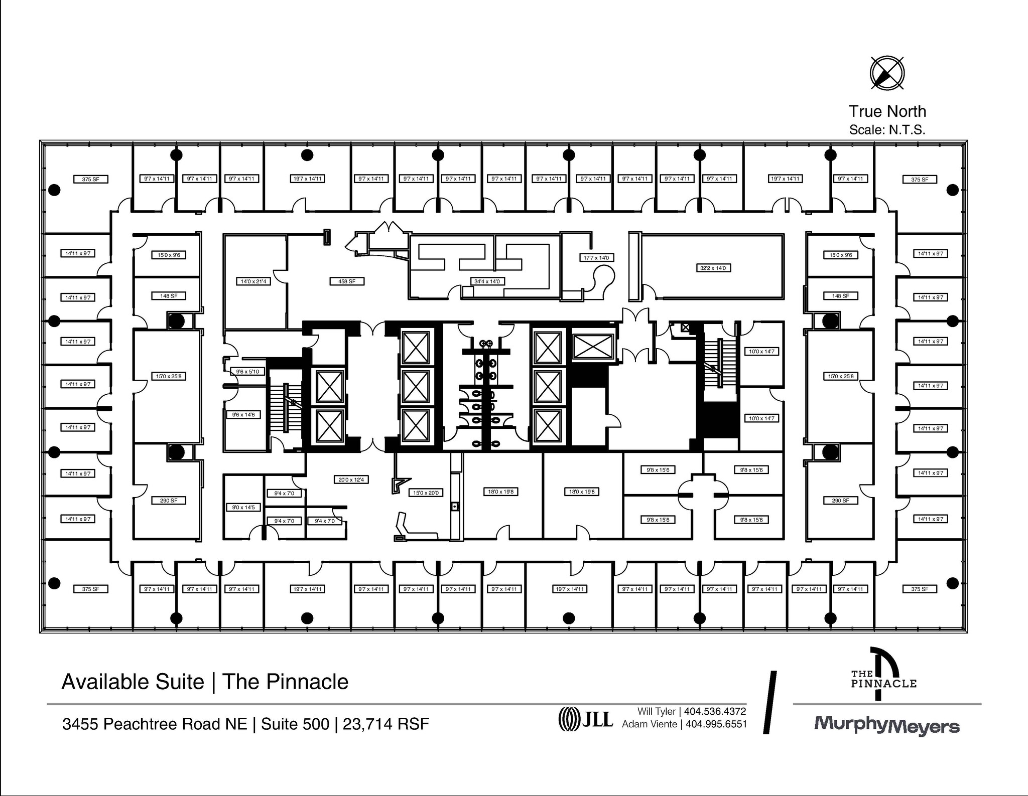 3455 Peachtree Rd NE, Atlanta, GA à louer Plan d’étage– Image 1 sur 1