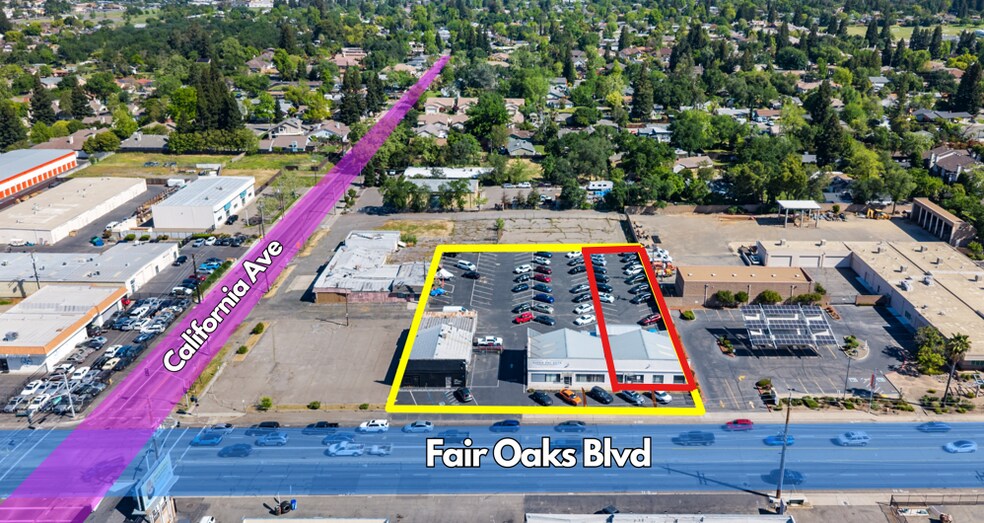 7817-7829 Fair Oaks Blvd, Carmichael, CA à louer - Photo de l’immeuble – Image 1 sur 8