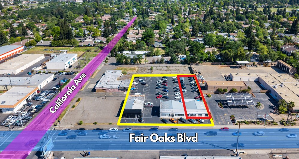 7817-7829 Fair Oaks Blvd, Carmichael, CA à louer Photo de l’immeuble– Image 1 sur 9