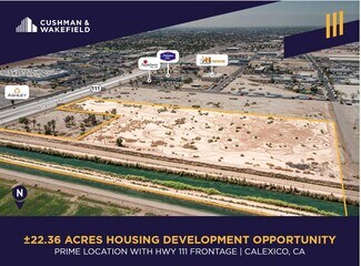 Plus de détails pour HWY 111, Calexico, CA - Terrain à vendre