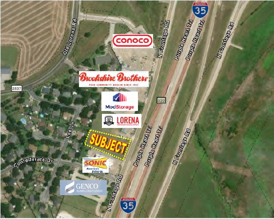 304 N. Frontage, Lorena, TX à louer - Aérien – Image 1 sur 1