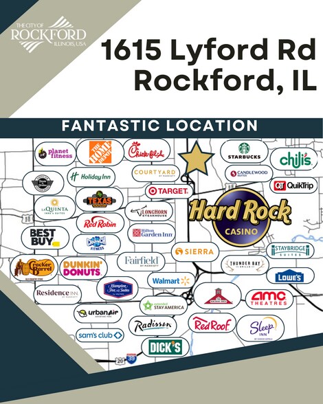1516 Lyford Rd, Rockford, IL à vendre - Photo principale – Image 1 sur 4