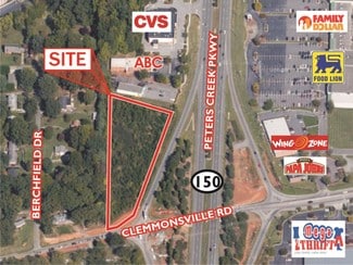 Plus de détails pour 3196 Peters Creek Pky, Winston-Salem, NC - Terrain à louer