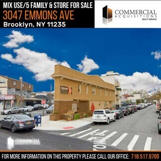 Plus de détails pour 3047 Emmons Ave, Brooklyn, NY - Logement à vendre